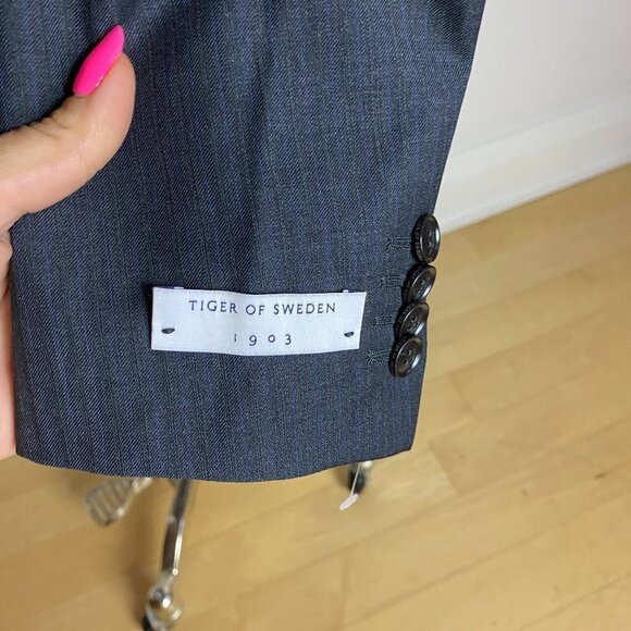 TIGER of Sweden Wool Blazer BNWT Gray Slim Fit - Picture 7 of 13